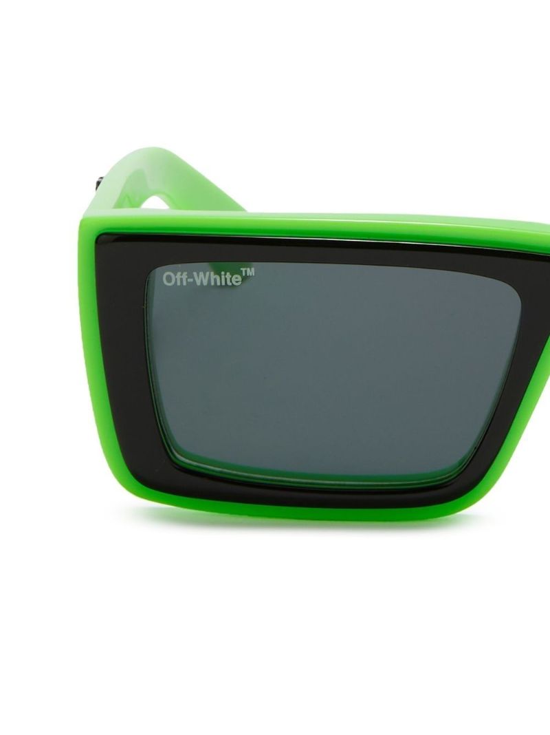 Green Jacob Rectangle Sunglasses