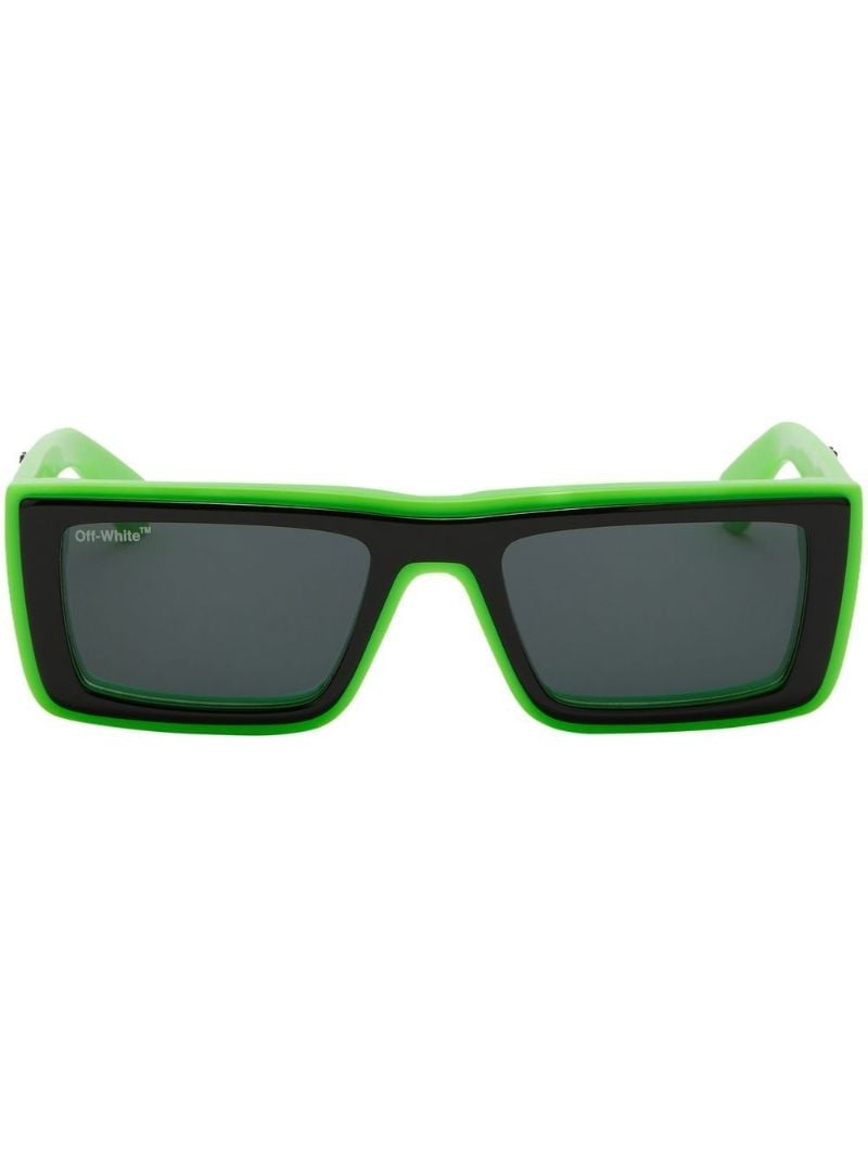 Green Jacob Rectangle Sunglasses