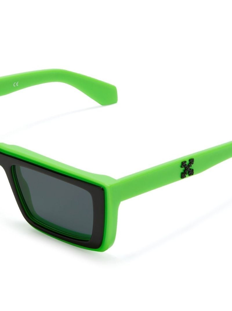 Green Jacob Rectangle Sunglasses