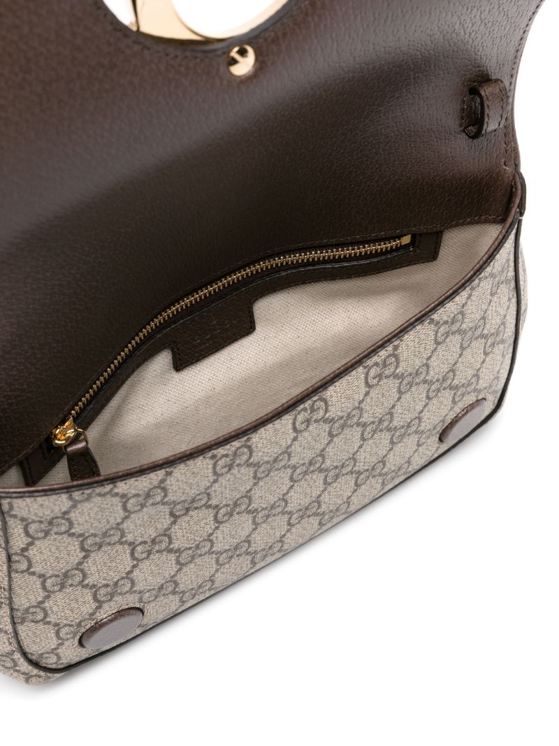 Brown Blondie Canvas Shoulder Bag