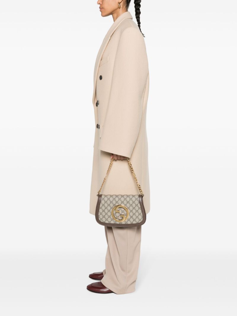 Brown Blondie Canvas Shoulder Bag