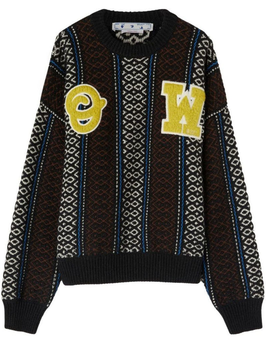 Blue Ow Baja Chunky Knit Sweater