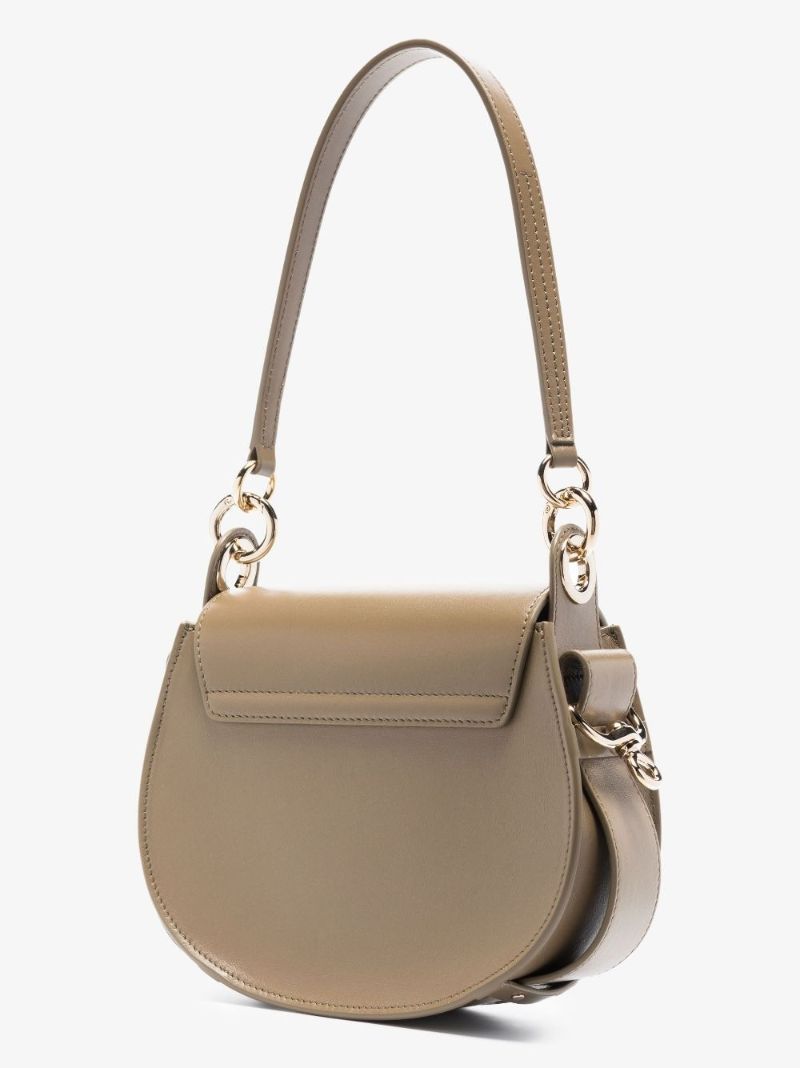 Green Tess Small Leather Shoulder Bag