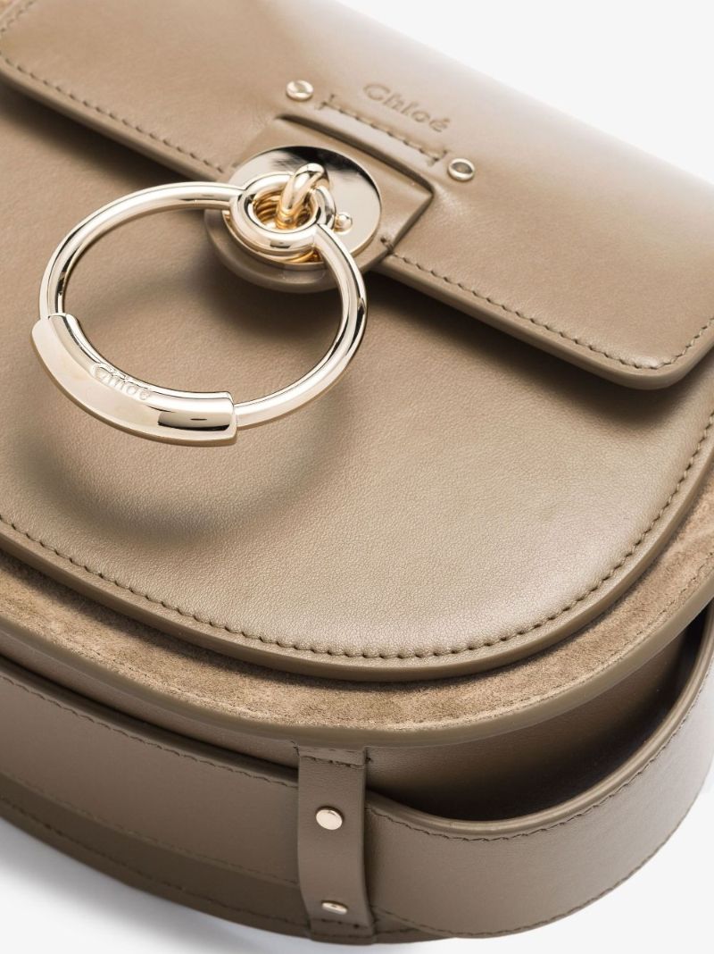 Green Tess Small Leather Shoulder Bag