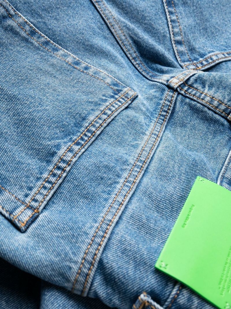 Blue Wide Leg Jeans