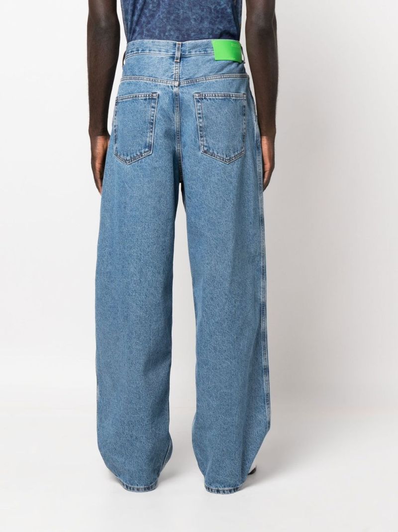 Blue Wide Leg Jeans