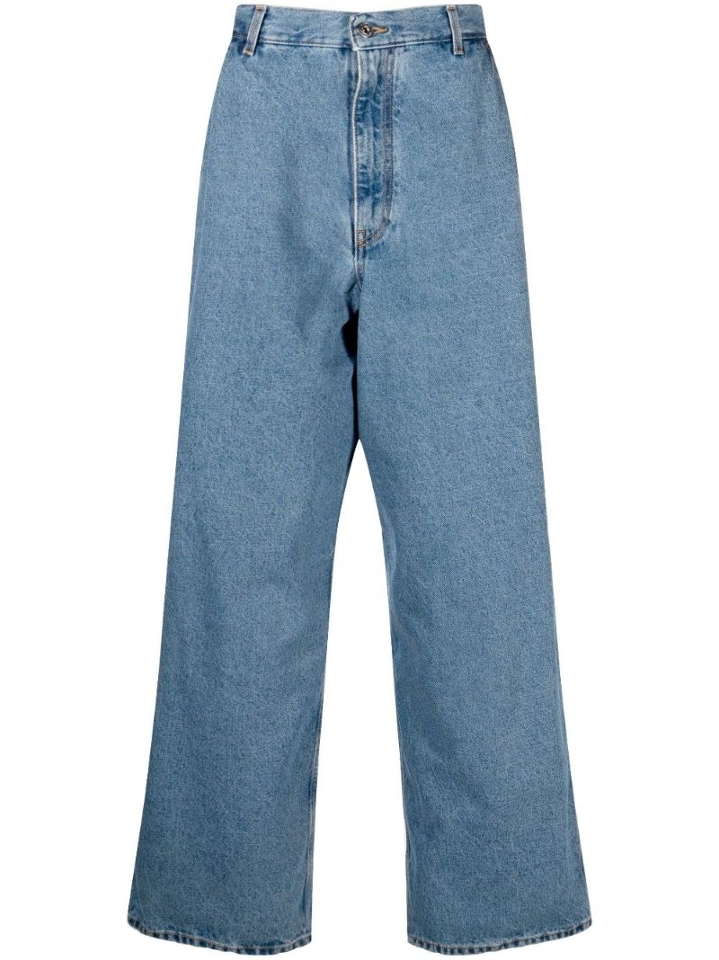 Blue Wide Leg Jeans