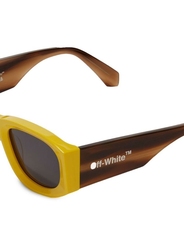 Yellow Oval Sunglasses