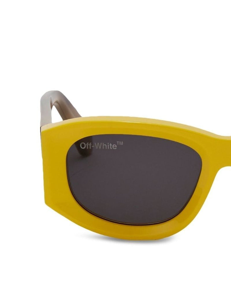 Yellow Oval Sunglasses