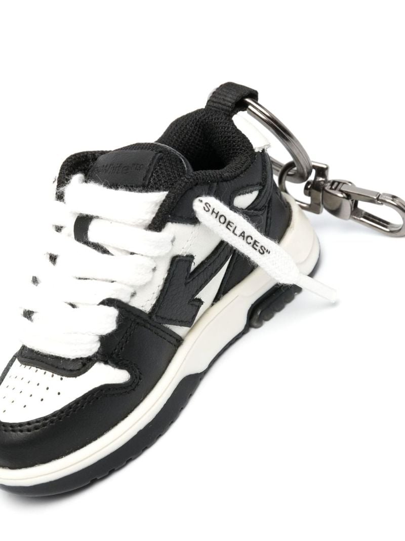 Black Ooo Sneaker Charm Keyring