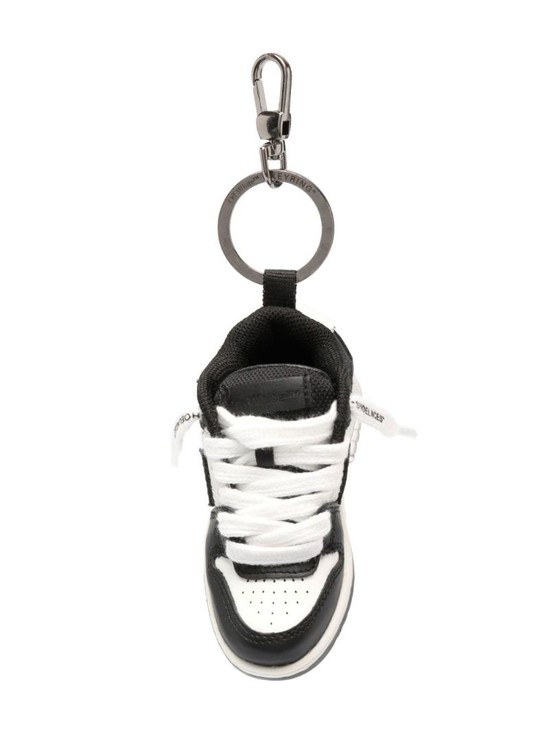 Black Ooo Sneaker Charm Keyring