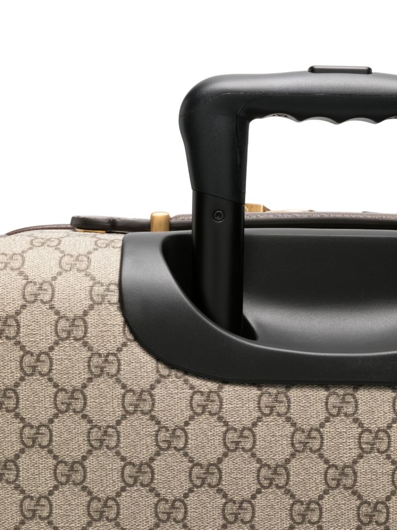 Beige Gg Canvas Cabin Suitcase