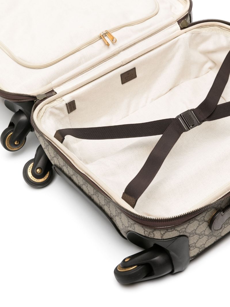 Beige Gg Canvas Cabin Suitcase