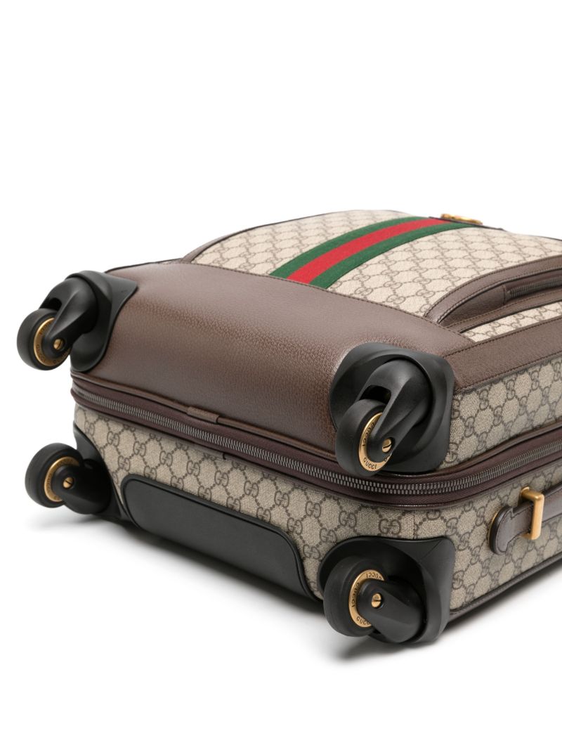 Beige Gg Canvas Cabin Suitcase