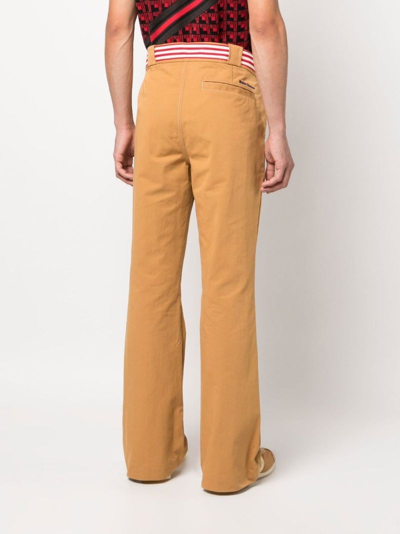 X Wales Bonner Orange Chino Trousers