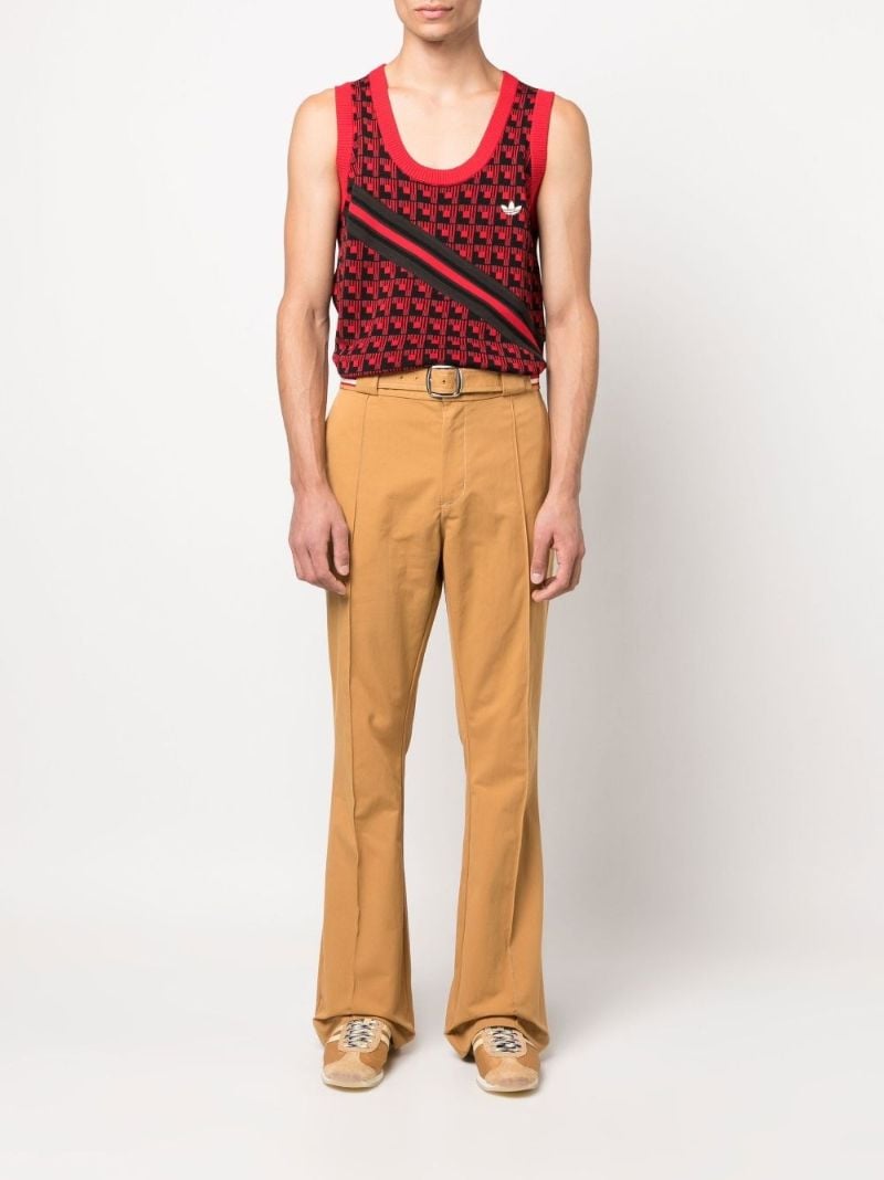 X Wales Bonner Orange Chino Trousers