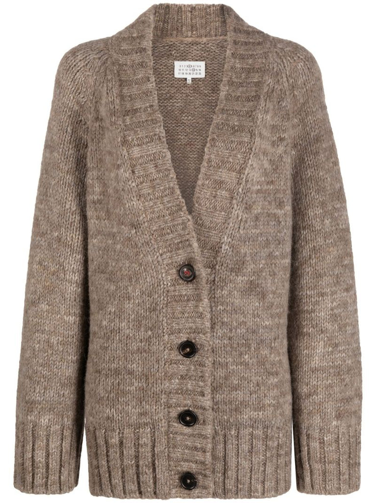 Brown Knitted Cardigan