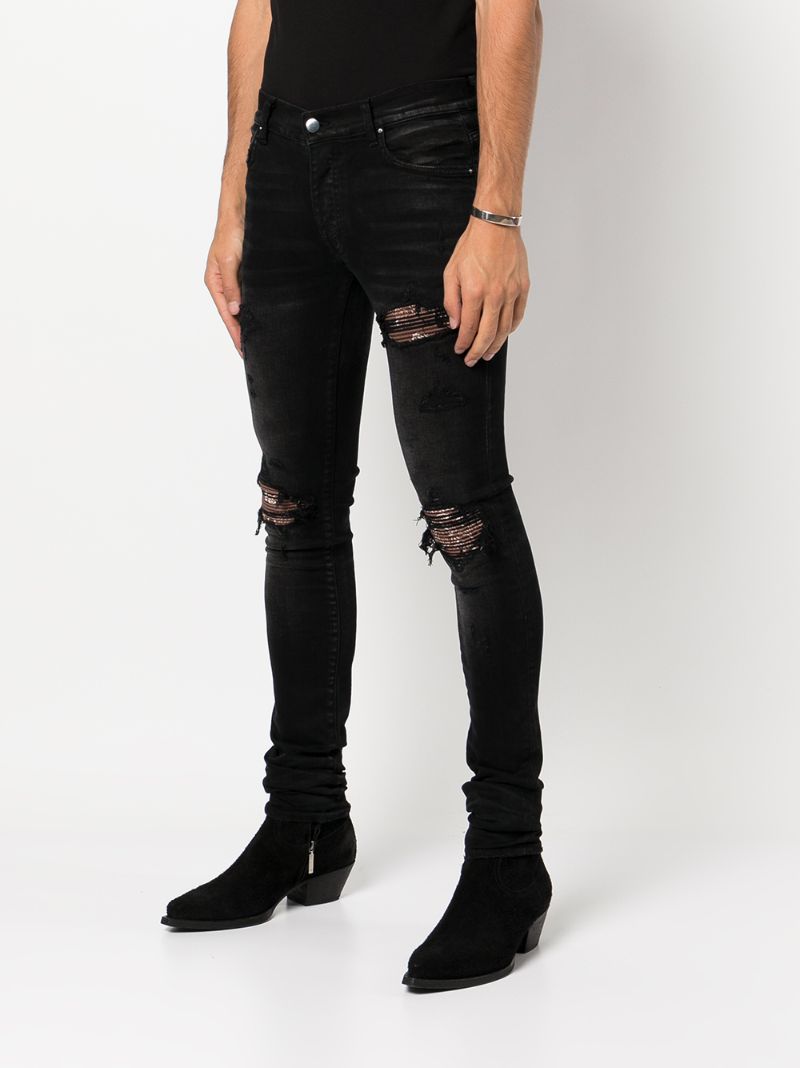 Black Mxi Bandana Skinny Jeans
