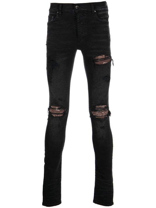 Black Mxi Bandana Skinny Jeans
