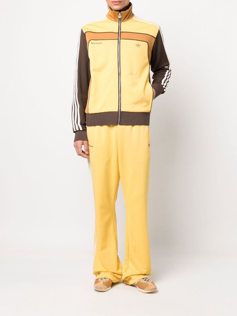 X Wales Bonner Yellow Panelled Track Jacket