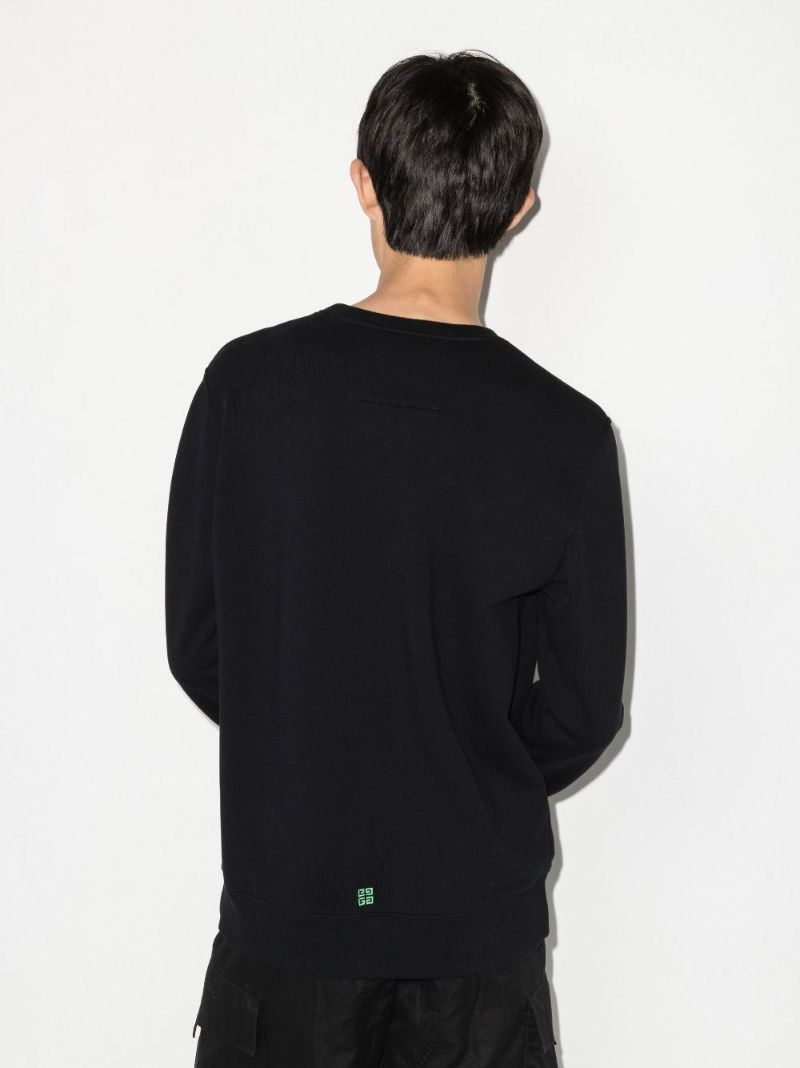 Black Pride Logo Cotton Sweatshirt