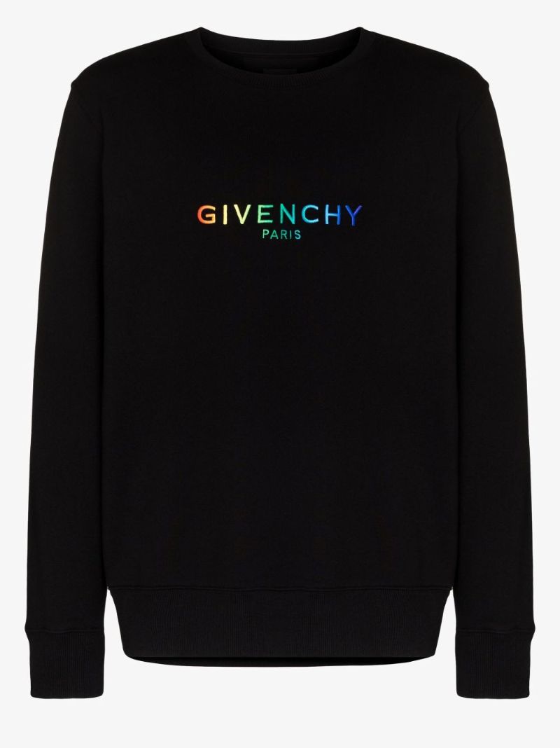 Black Pride Logo Cotton Sweatshirt
