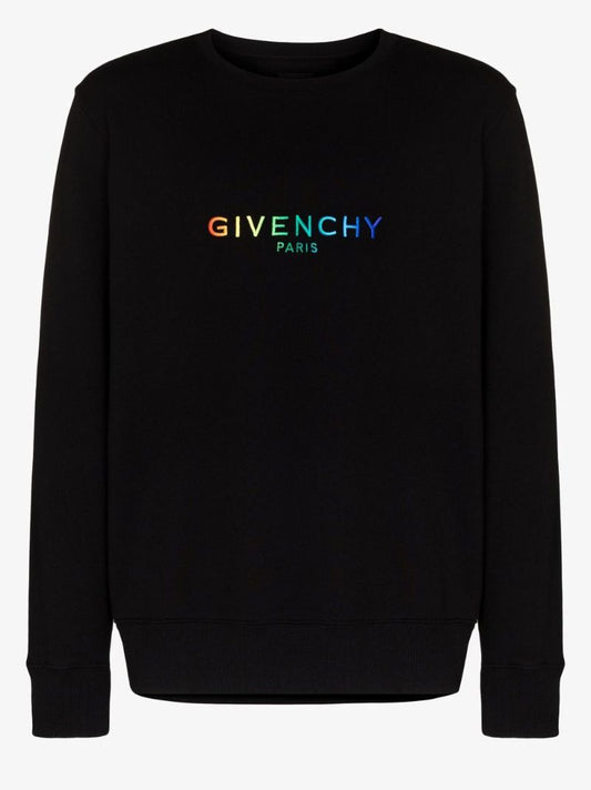 Black Pride Logo Cotton Sweatshirt