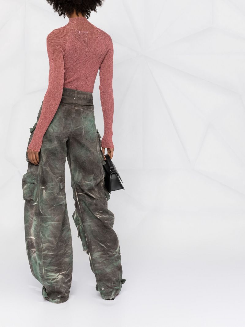 Green Fern Camouflage Cargo Trousers
