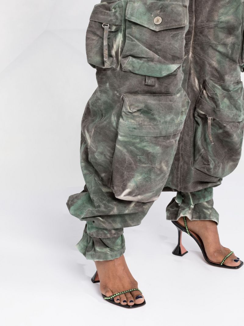 Green Fern Camouflage Cargo Trousers