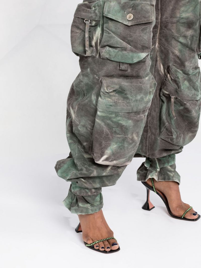 Green Fern Camouflage Cargo Trousers