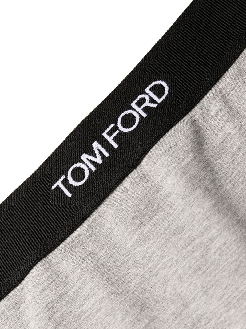 Grey Logo Waistband Briefs