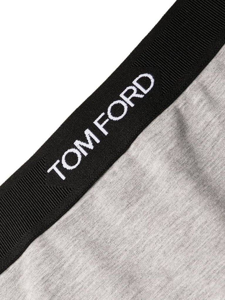 Grey Logo Waistband Briefs