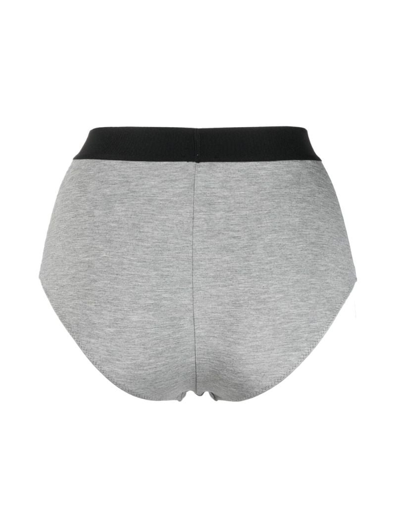 Grey Logo Waistband Briefs