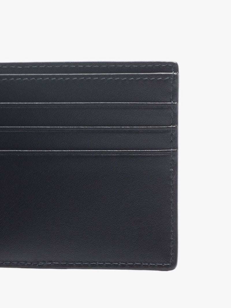 Grey Giant Check Leather Wallet