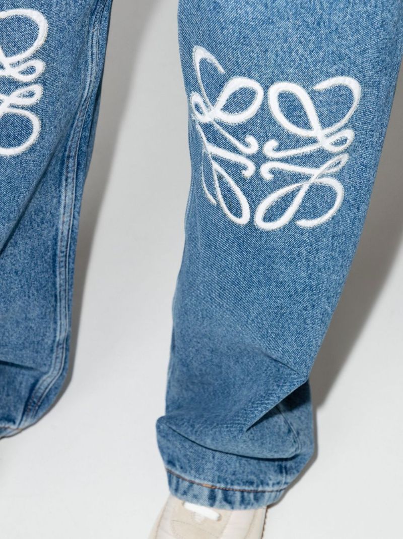 Blue Anagram Straight Leg Jeans
