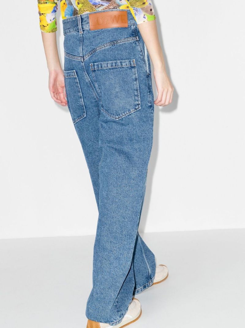 Blue Anagram Straight Leg Jeans
