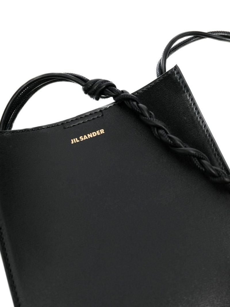 Black Tangle Small Leather Shoulder Bag