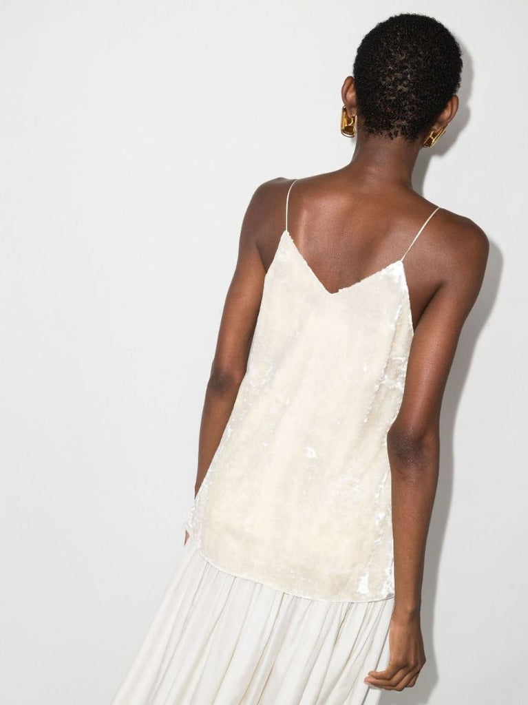 Neutral V-neck Camisole Top