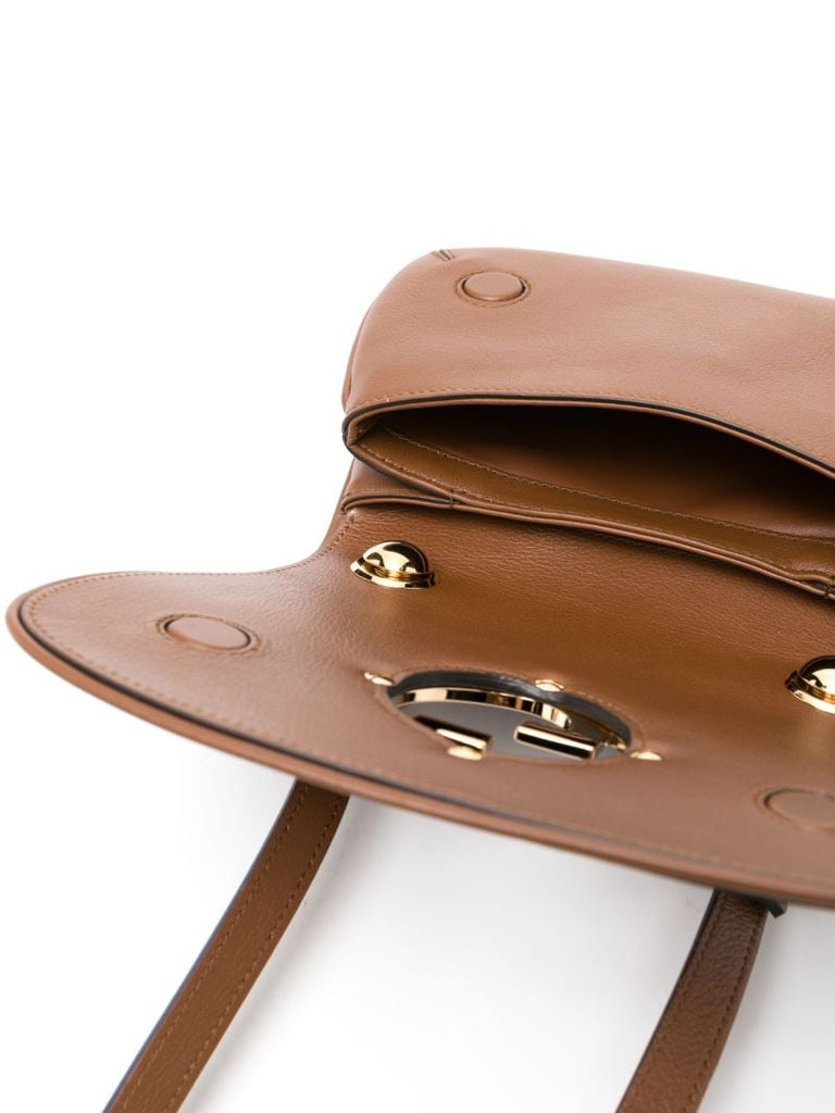 Brown Blondie Mini Leather Shoulder Bag