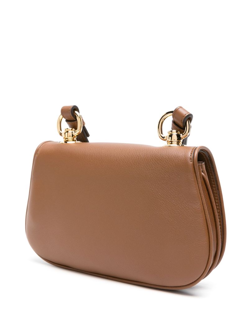 Brown Blondie Mini Leather Shoulder Bag