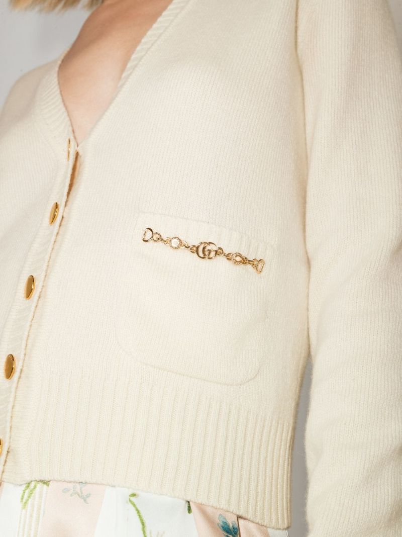 Horsebit Cashmere Cardigan