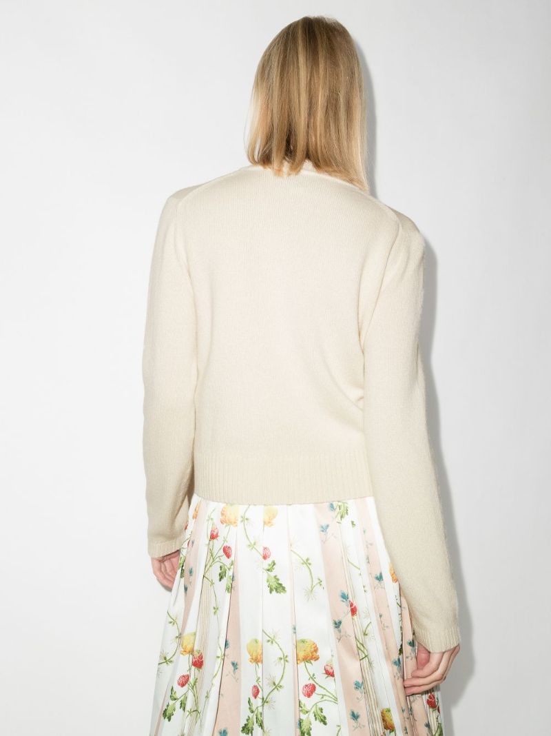 Horsebit Cashmere Cardigan
