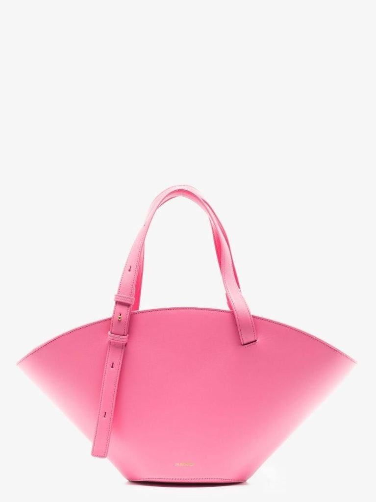 Pink Sombrero Leather Tote Bag