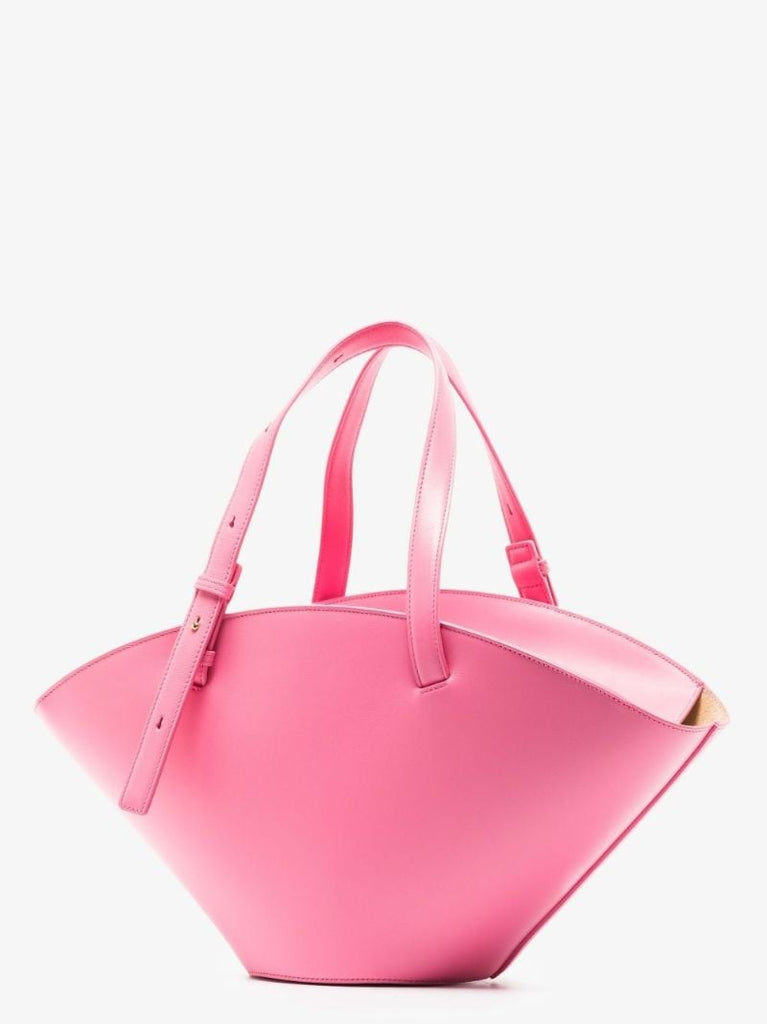Pink Sombrero Leather Tote Bag