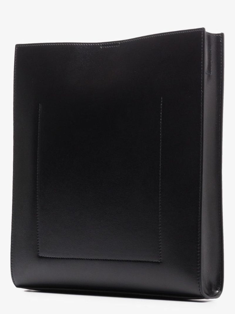 Black Tangle Medium Leather Cross Body Bag