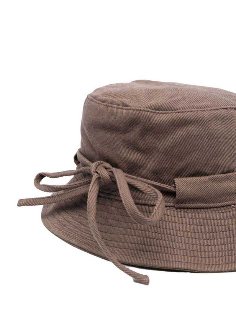 Brown Le Bob Gadjo Bucket Hat
