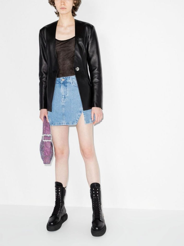 Lula Denim Mini Skirt