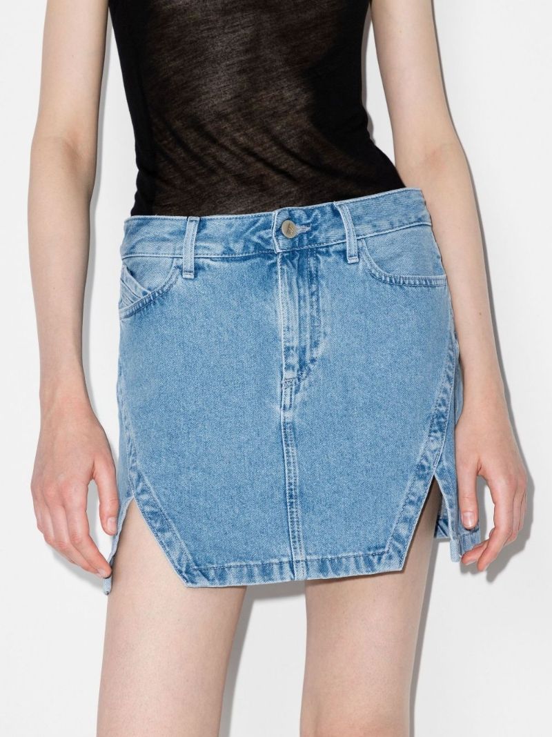 Lula Denim Mini Skirt
