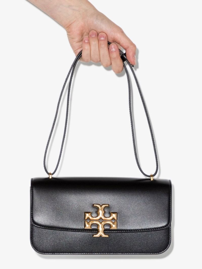 Black Eleanor Small Leather Shoulder Bag