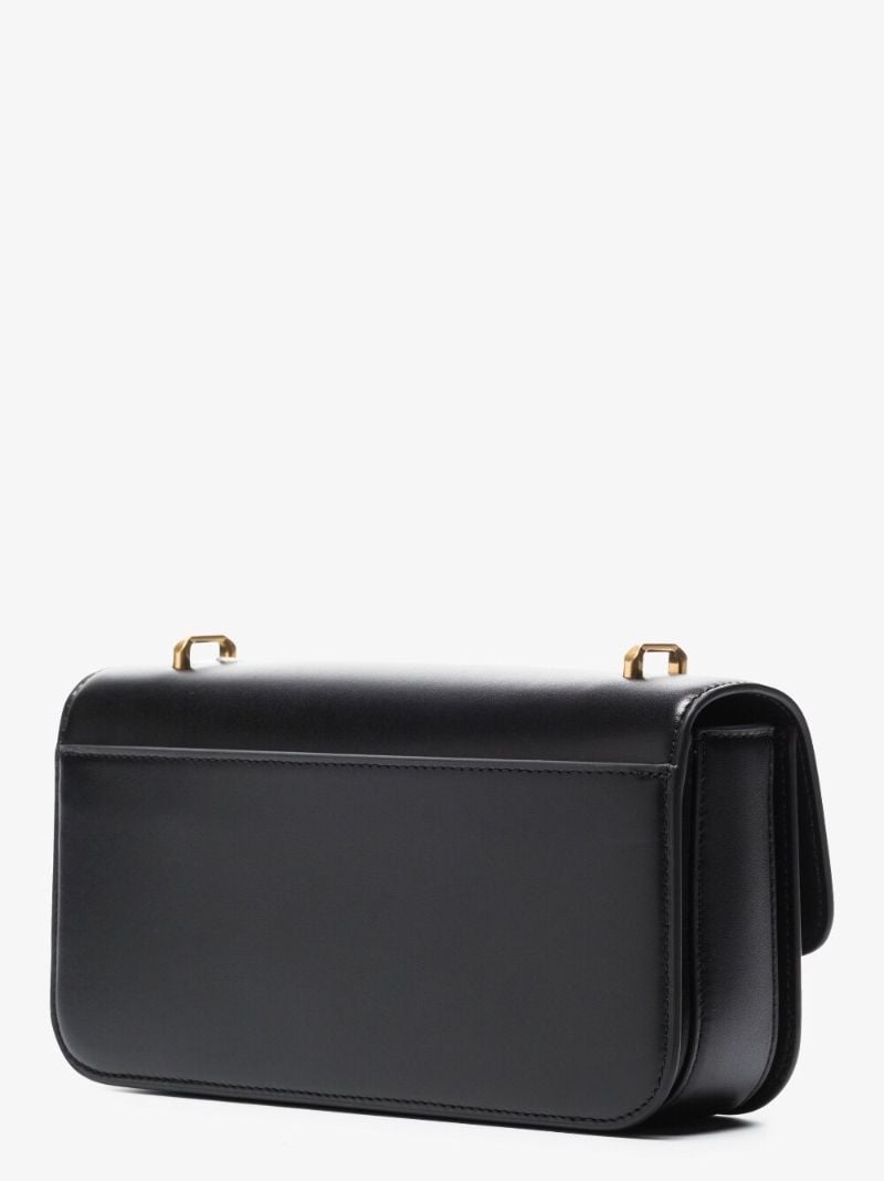 Black Eleanor Small Leather Shoulder Bag